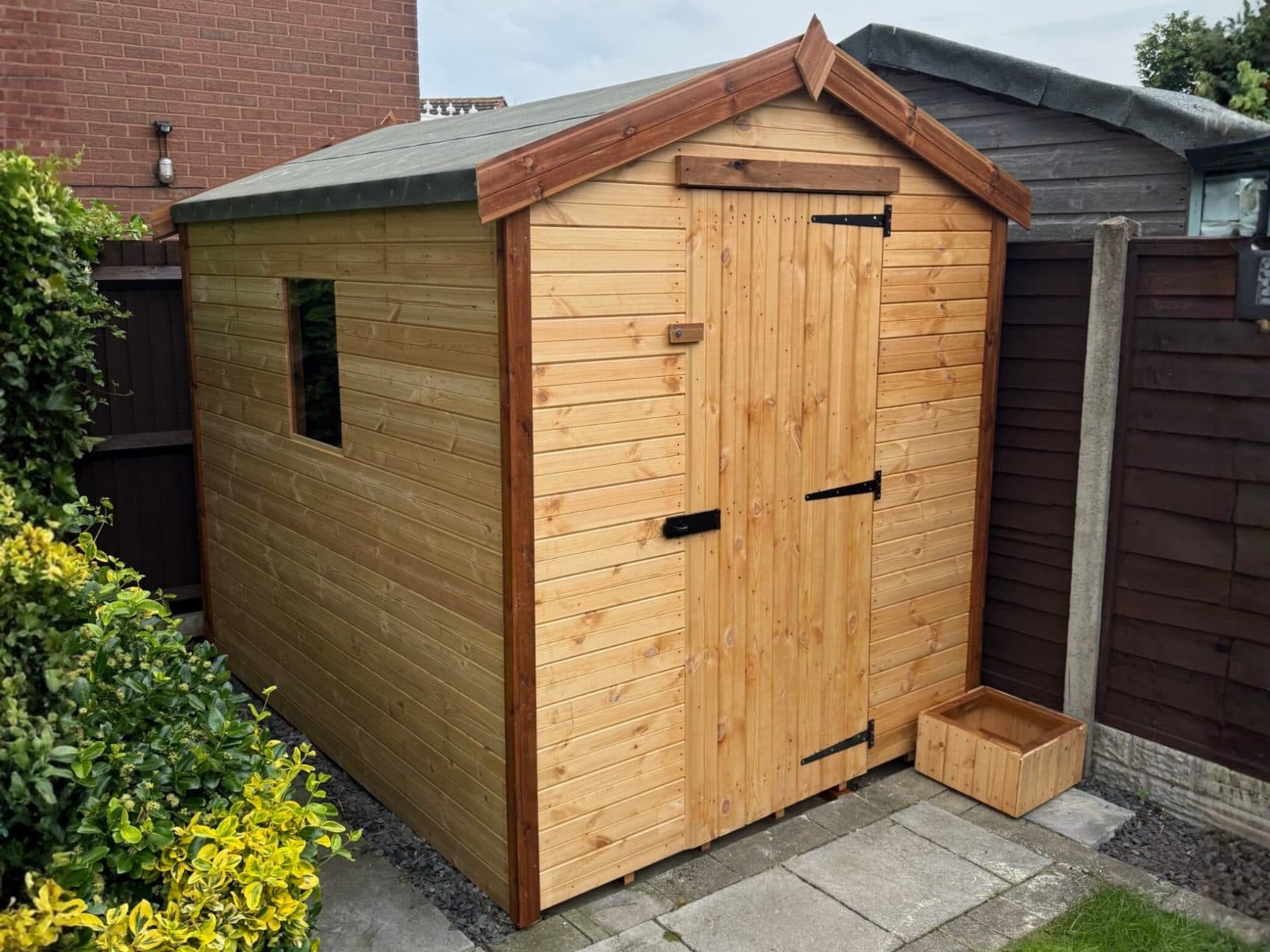 8x6 Standard Apex Garden Shed with Side Window