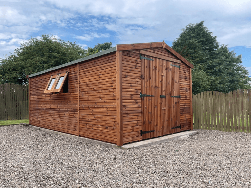 Bespoke garden shed installation 1 by Spartan Sheds