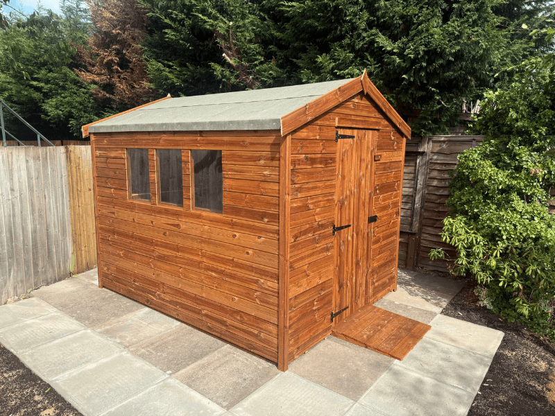 Bespoke garden shed installation 2