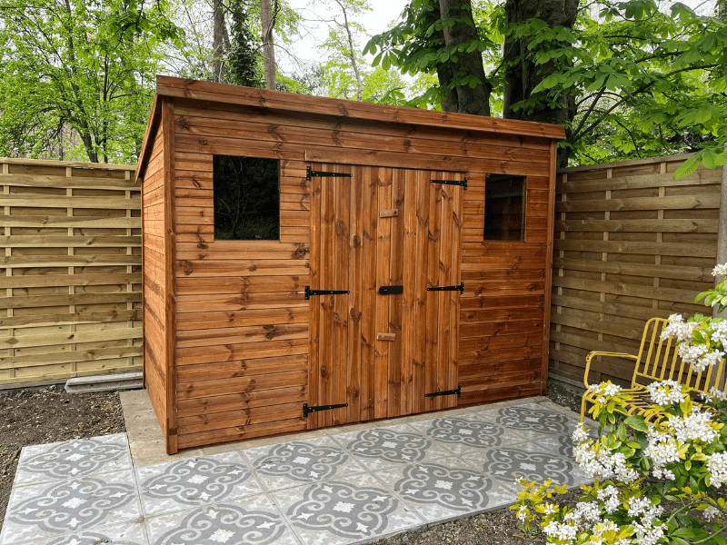 Bespoke garden shed installation 6