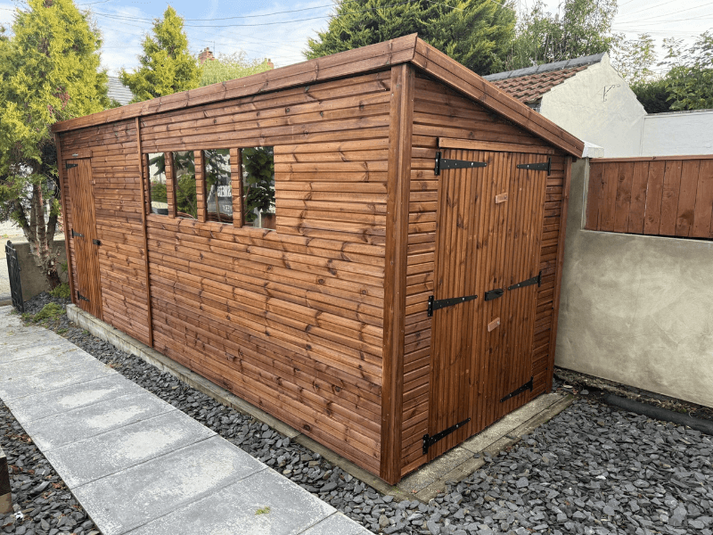 Bespoke garden shed installation 7 by Spartan Sheds