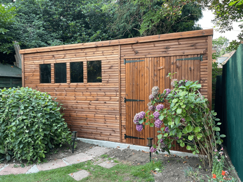 Bespoke garden shed installation 9 by Spartan Sheds